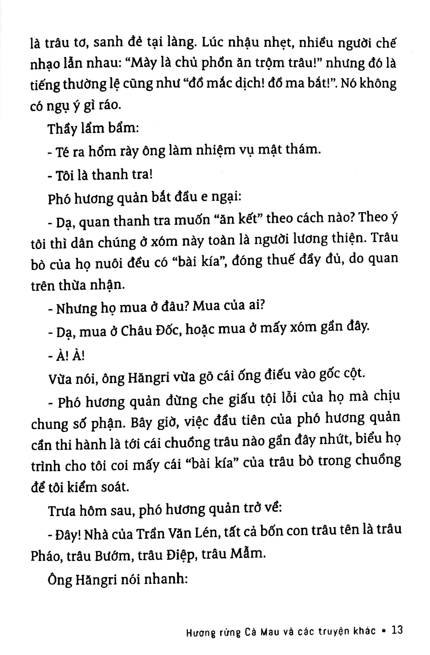 Sơn Nam - Hương Rừng Cà Mau Và Các Truyện Khác PDF