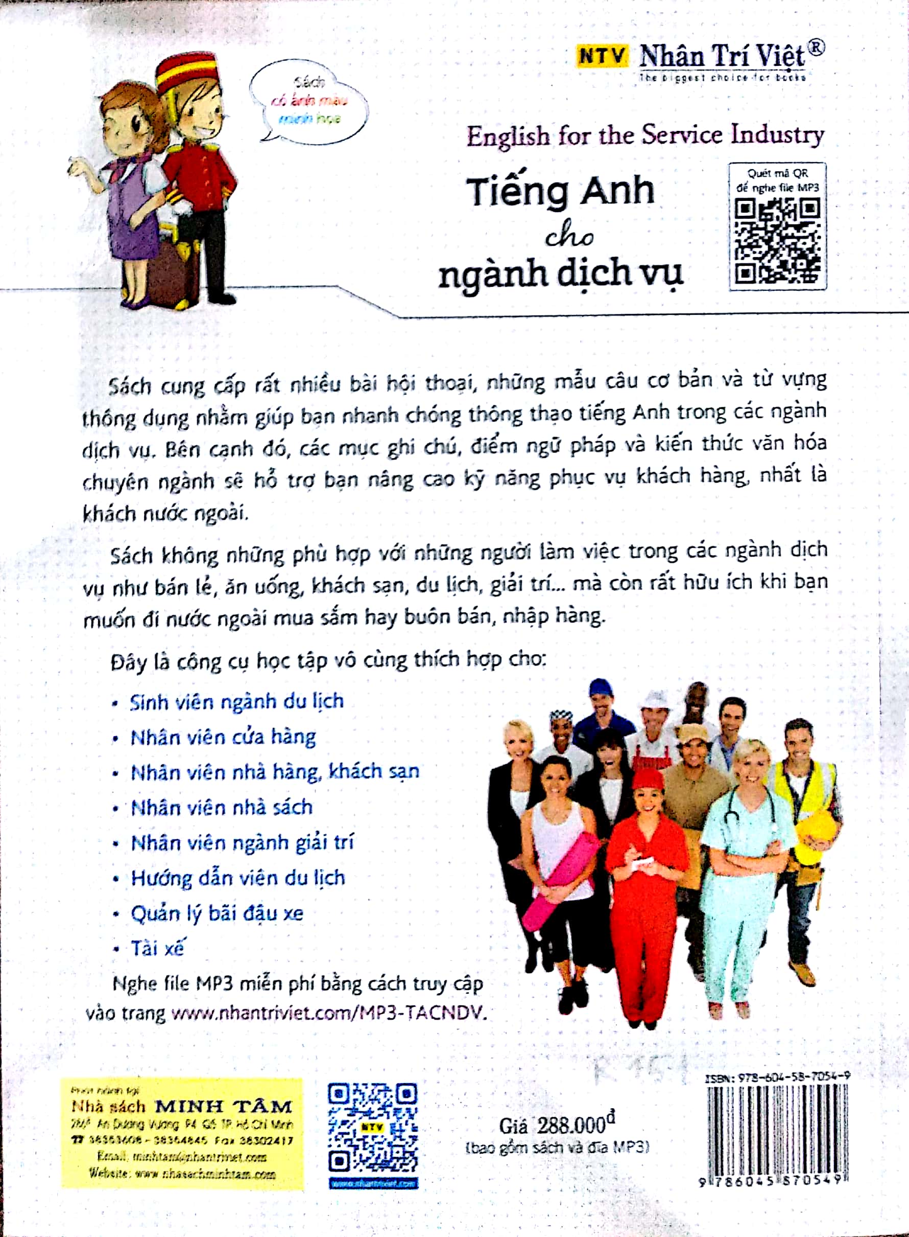 Tiếng Anh Cho Ngành Dịch Vụ Sách Kèm CD PDF