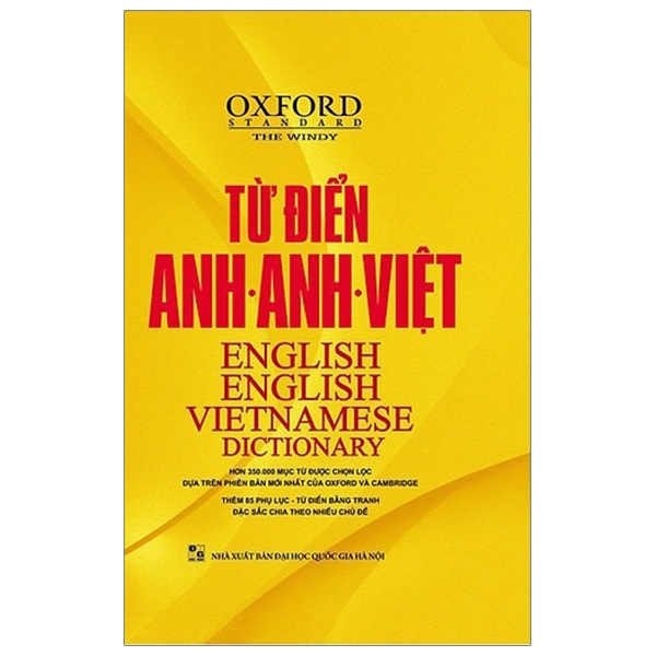Từ Điển Oxford Anh - Anh - Việt Bìa Vàng - PDF