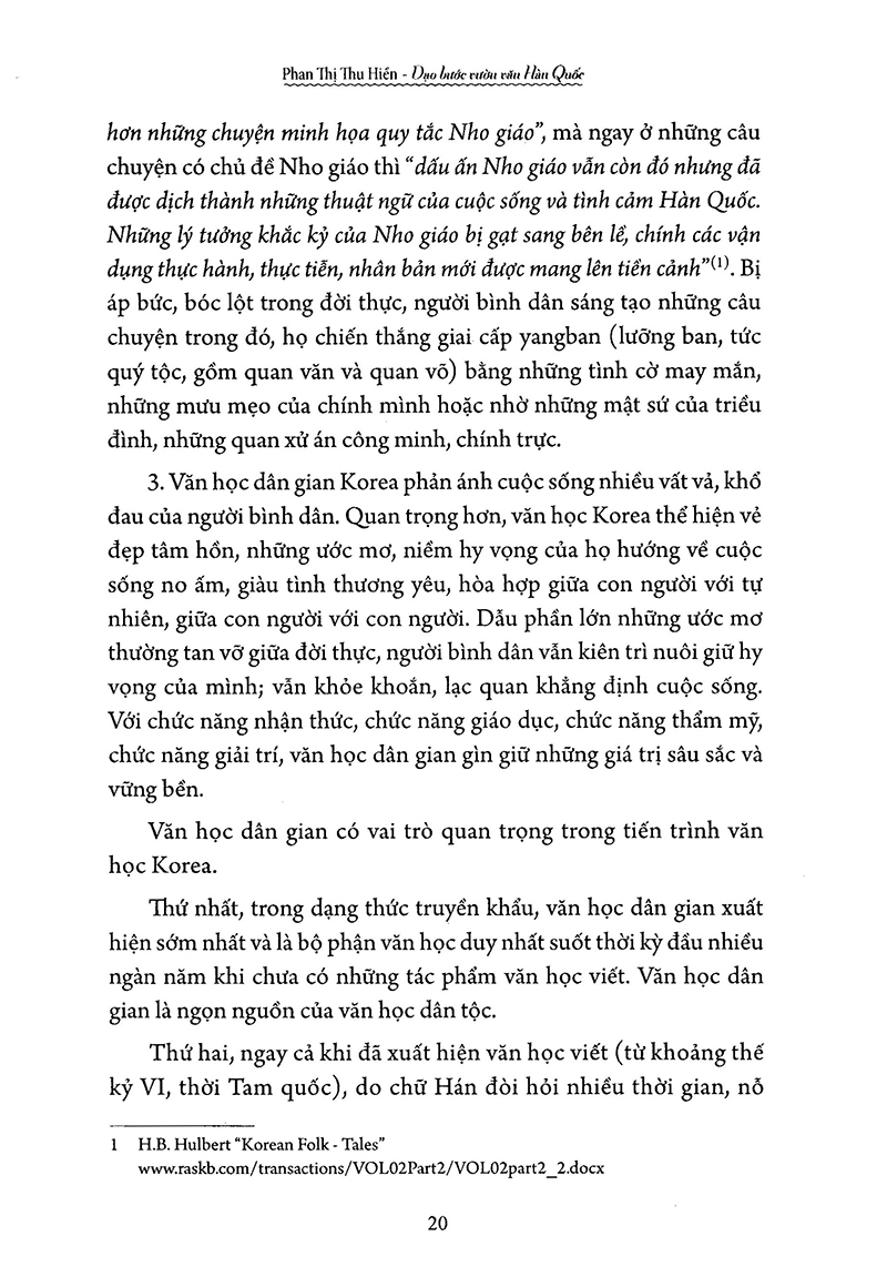 Dạo Bước Vườn Văn Hàn Quốc PDF