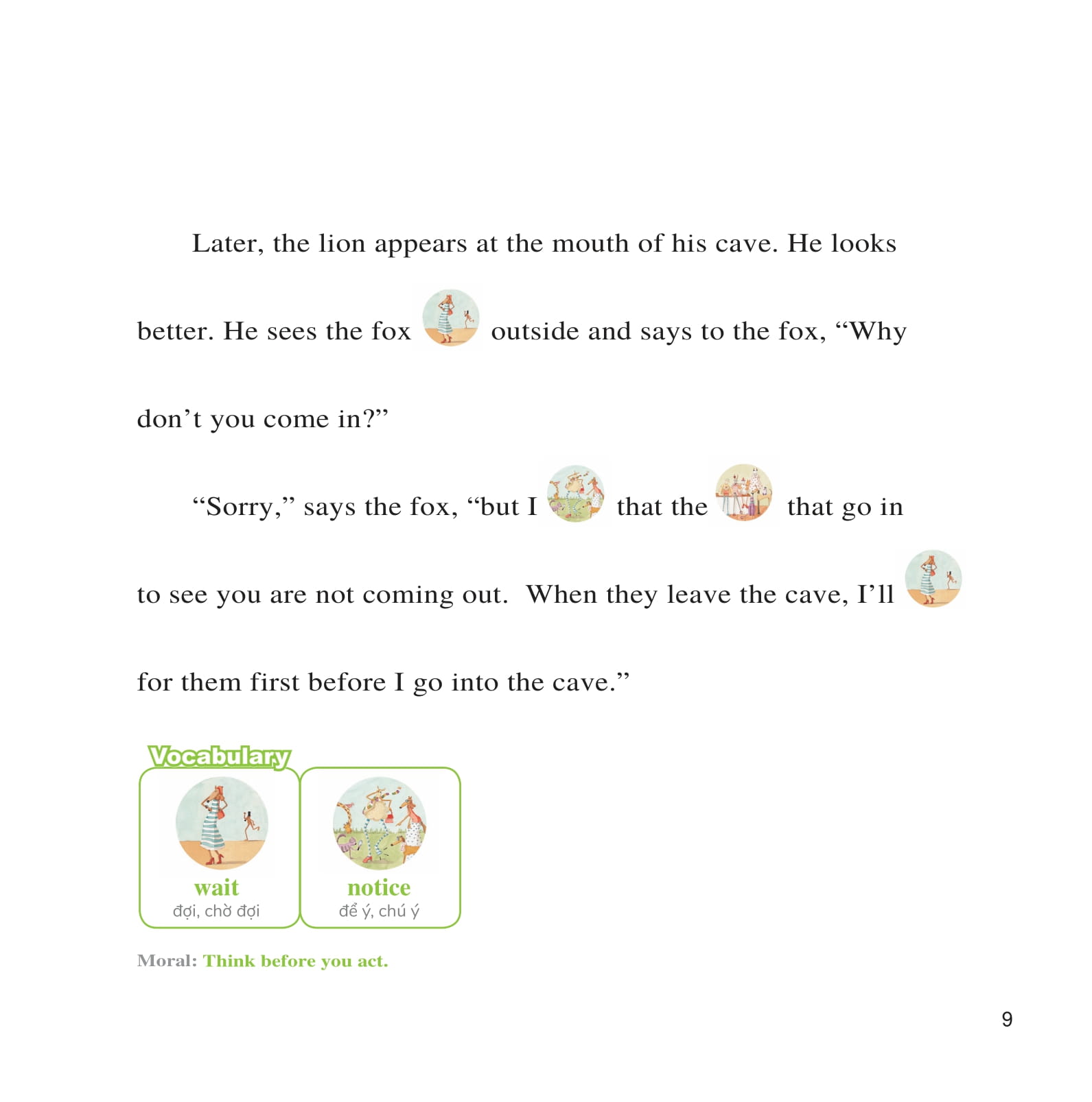 Learn English With Fables 4 - Học Tiếng Anh Qua Truyện Ngụ Ngôn - Tập 4: The Lion, The Fox, And The Beasts - Sư Tử, Cáo Và Muôn Loài PDF