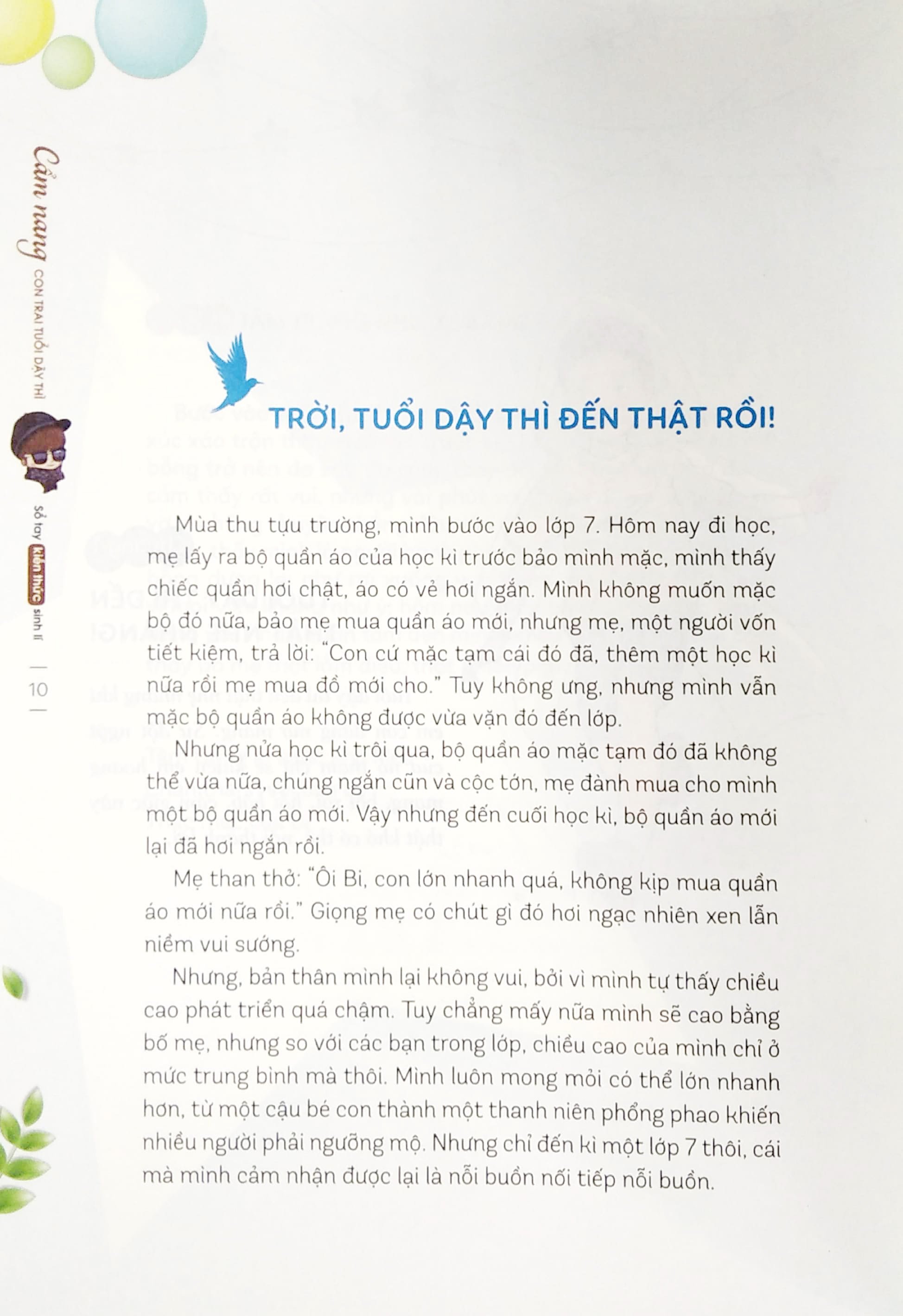 Cẩm Nang Con Trai Tuổi Dậy Thì - Quyển 1 - Sổ Tay Kiến Thức Sinh Lí PDF