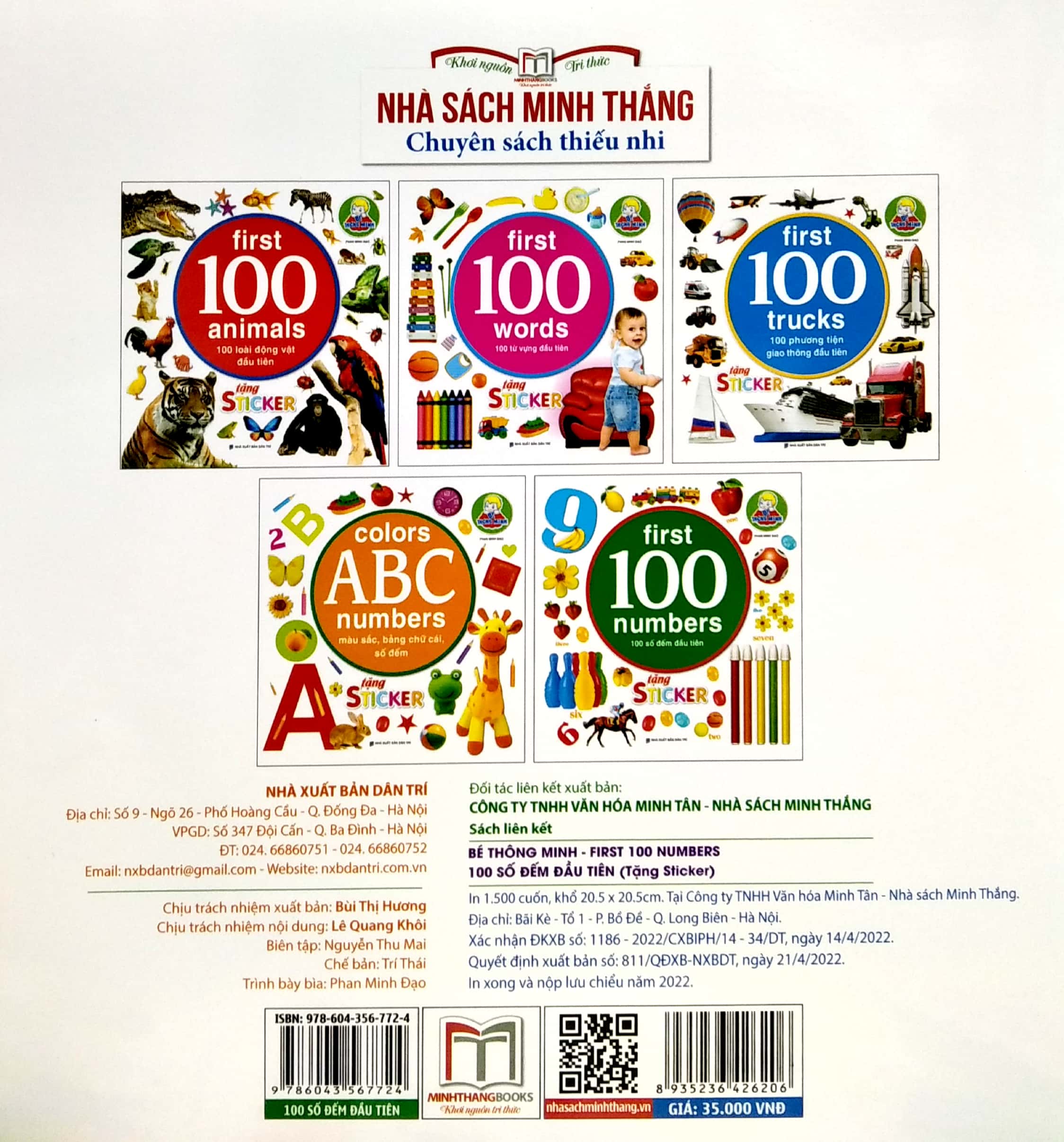 Bé Thông Minh First 100 Number - 100 Số Đếm Đầu Tiên PDF
