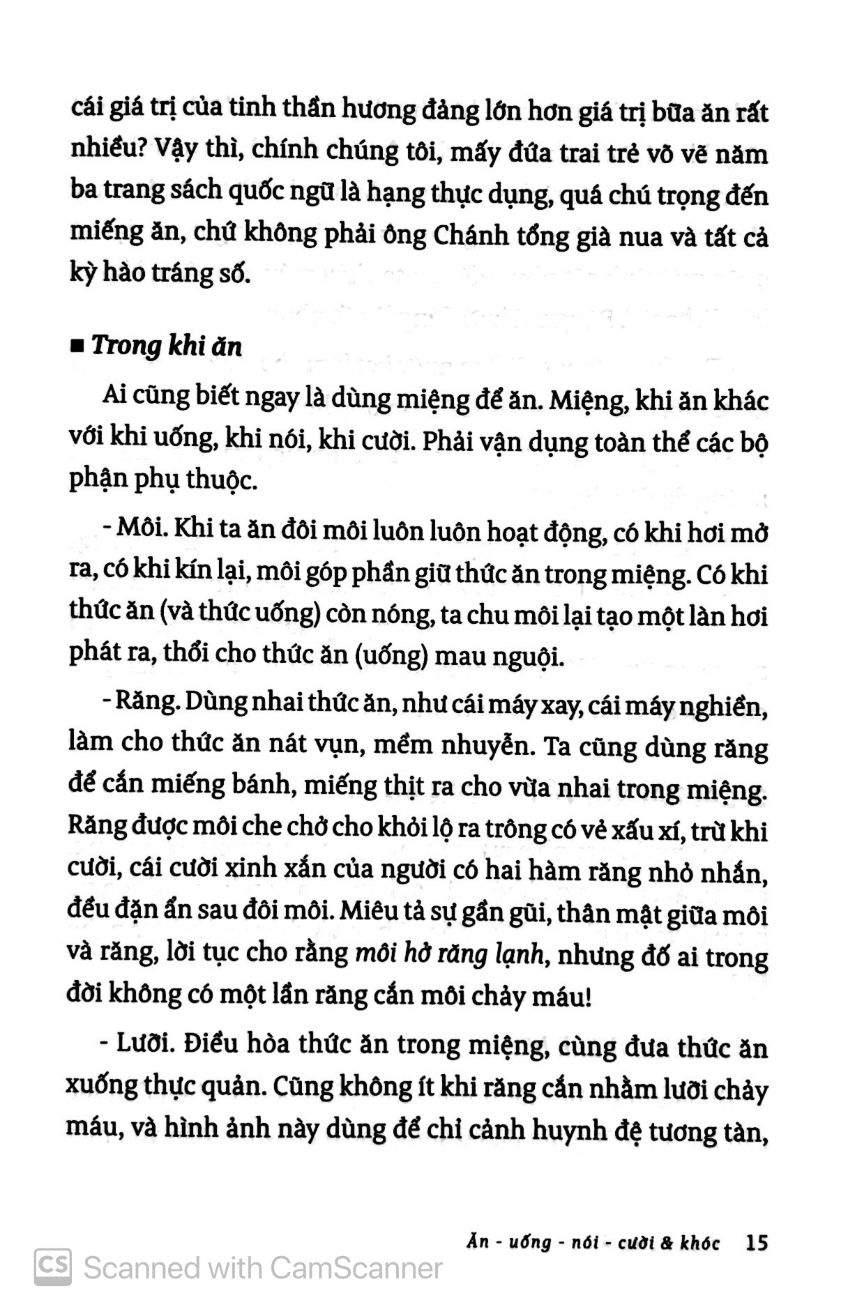 Tiếng Việt Giàu Đẹp - Ăn, Uống, Nói, Cười Và Khóc PDF