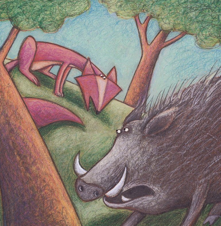 Learn English With Fables 10 - Học Tiếng Anh Qua Truyện Ngụ Ngôn Tập 10: The Wild Pig And The Fox - Lợn Rừng Và Cáo PDF