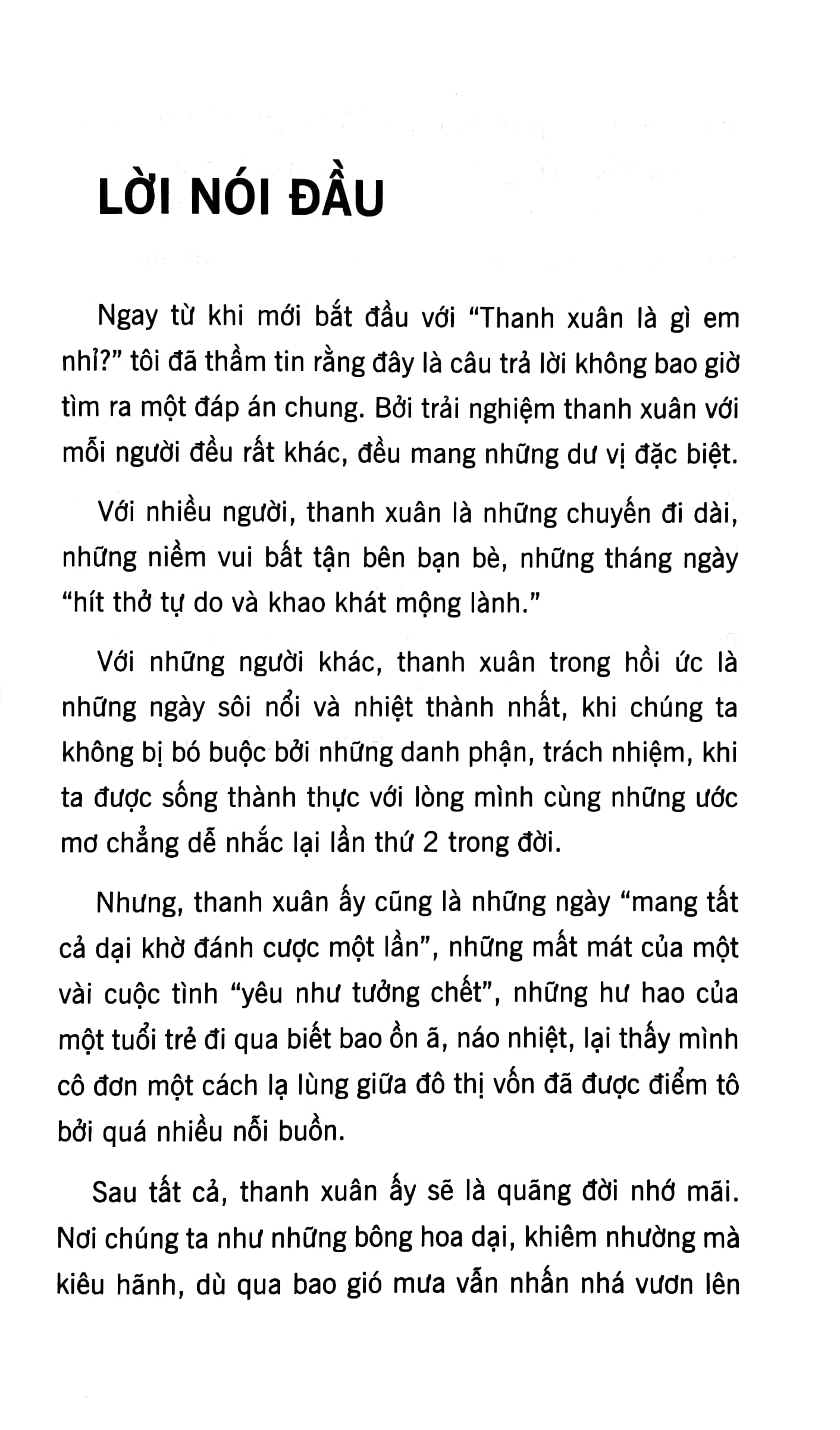 Thanh Xuân Là Gì Em Nhỉ? PDF