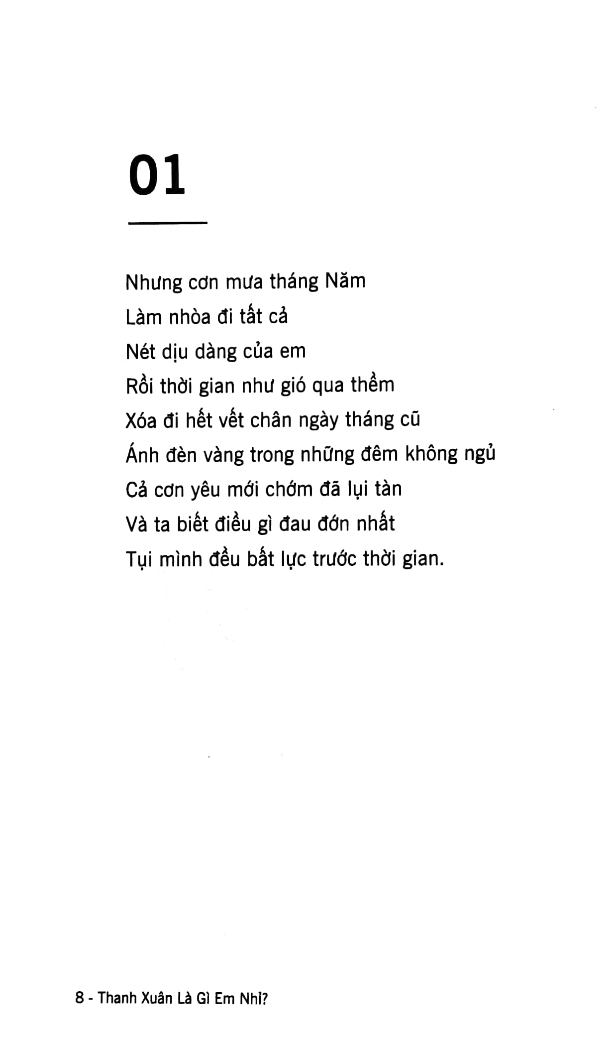 Thanh Xuân Là Gì Em Nhỉ? PDF