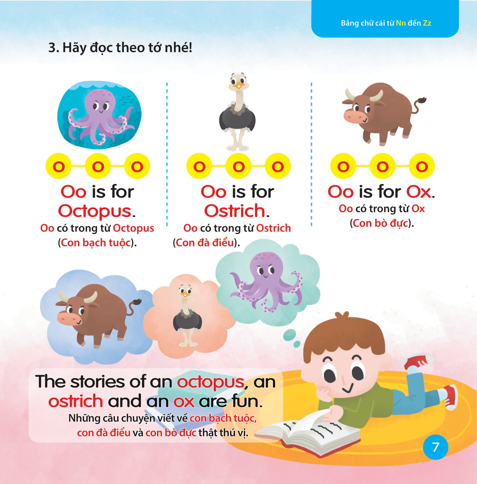 Cùng Con Học Ngữ Âm Tiếng Anh Qua 3 Cấp Độ - Bảng Chữ Cái Từ Nn Đến Zz PDF