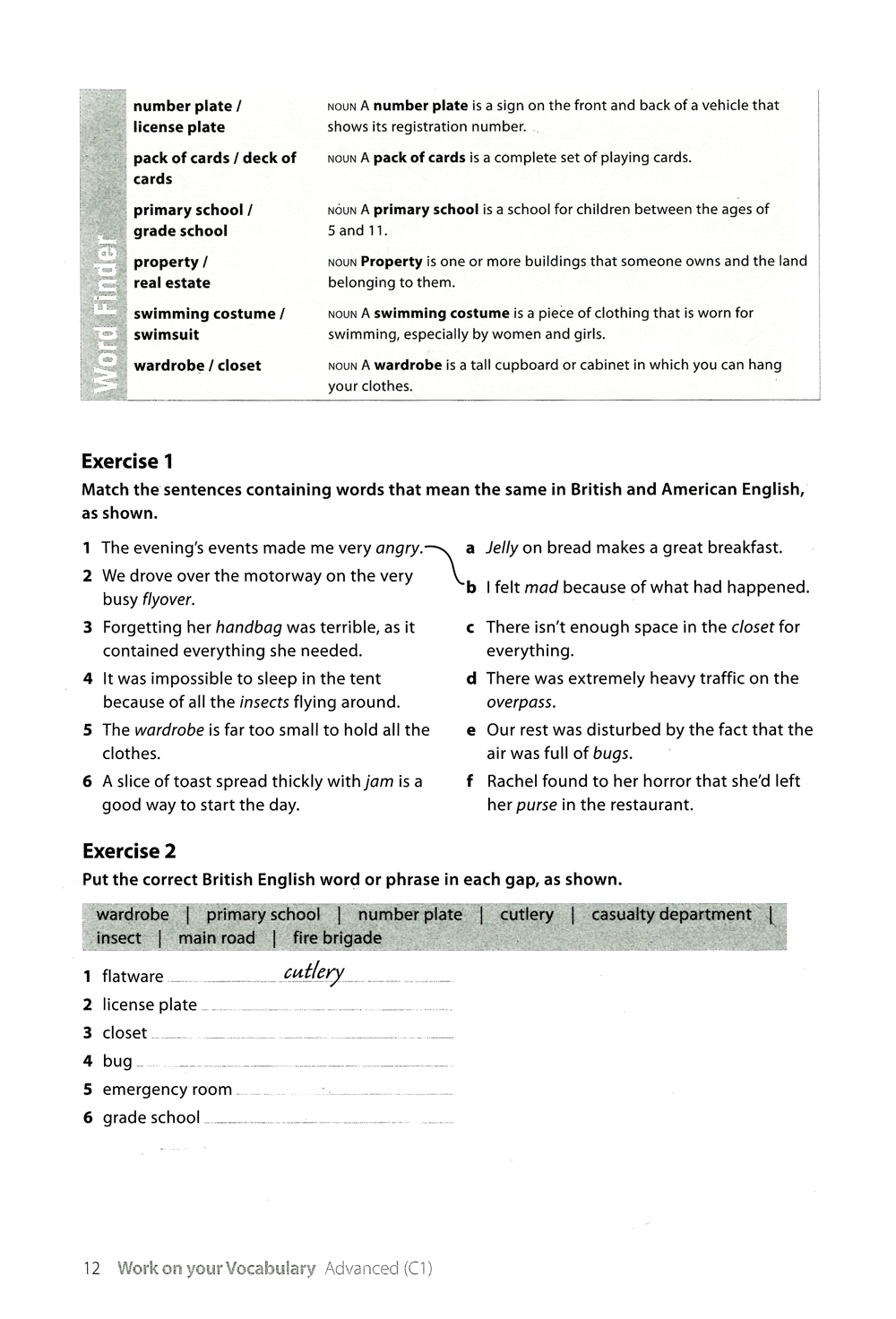 Collins - Work On Your Vocabulary - Advanced C1 PDF