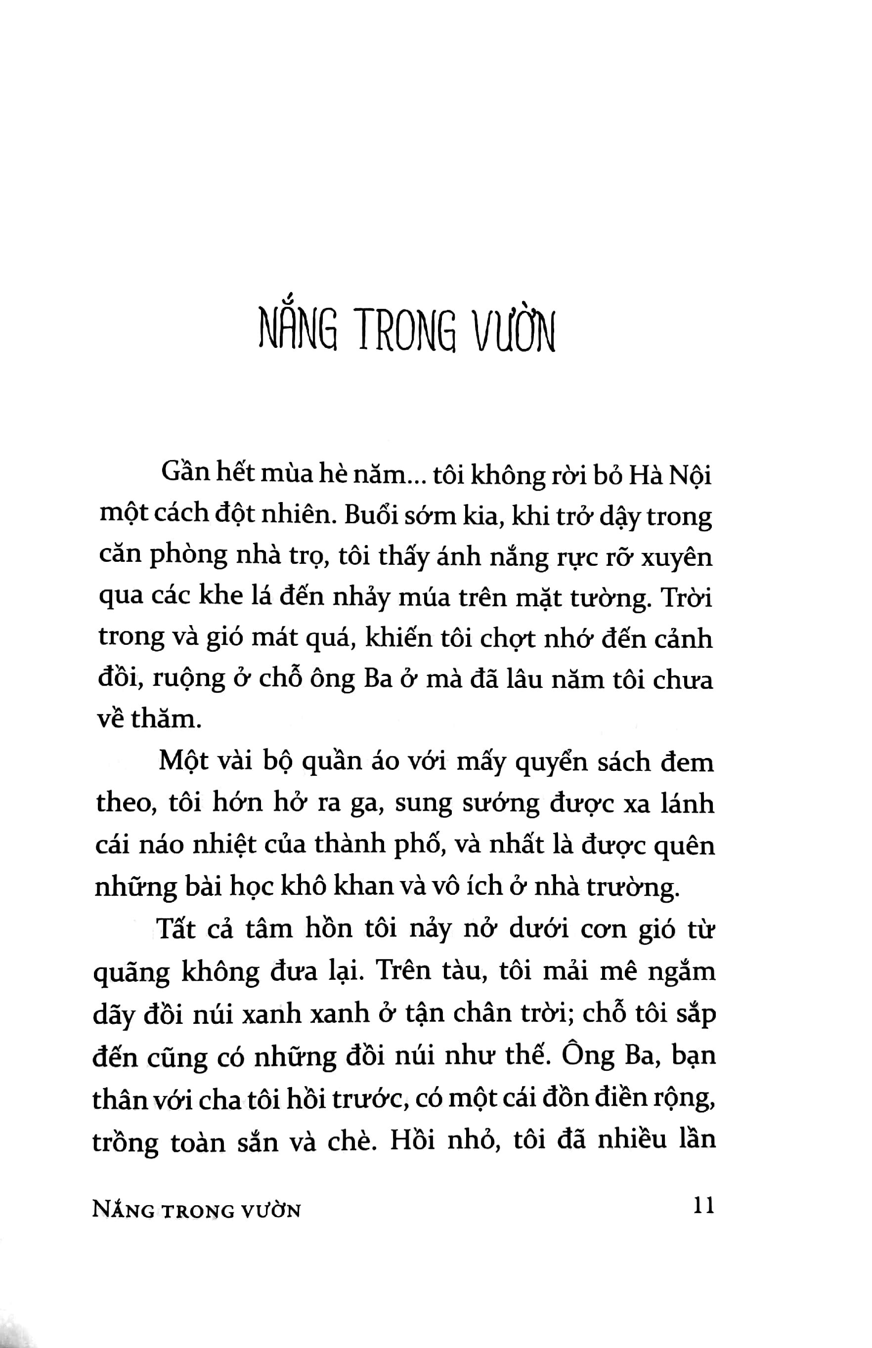 Việt Nam Danh Tác - Nắng Trong Vườn PDF