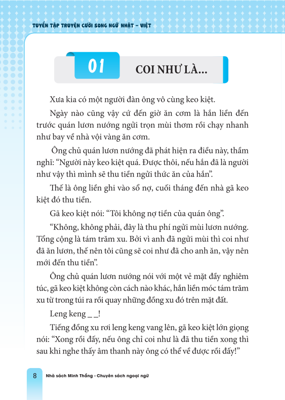 Tuyển Tập Truyện Cười Song Ngữ Nhật Việt PDF