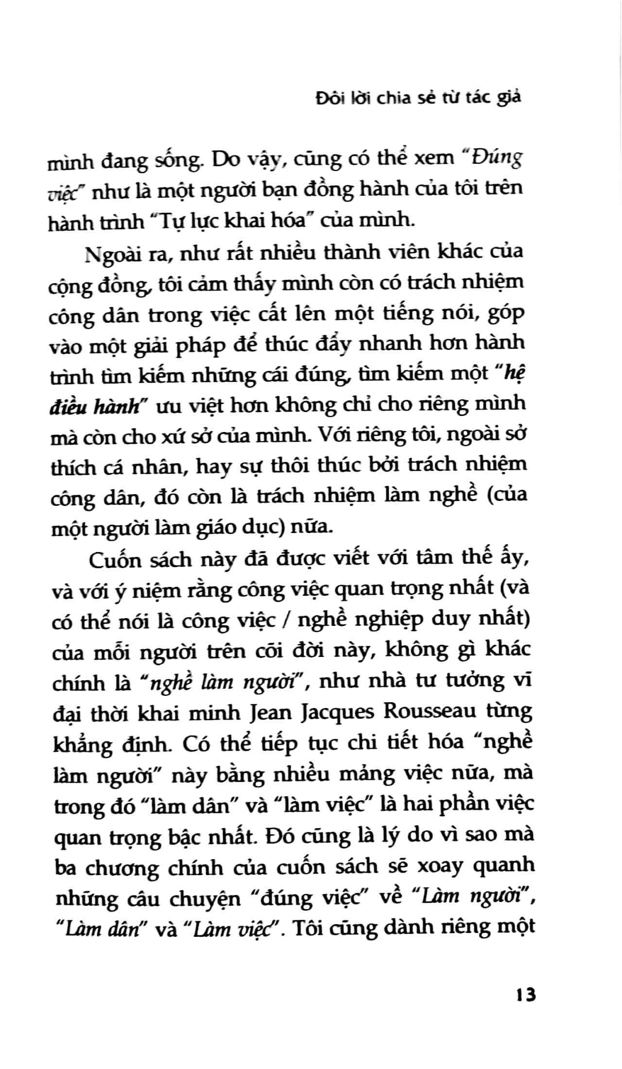 Đúng Việc - Một Góc Nhìn Về Câu Chuyện Khai Minh - Bìa Cứng PDF