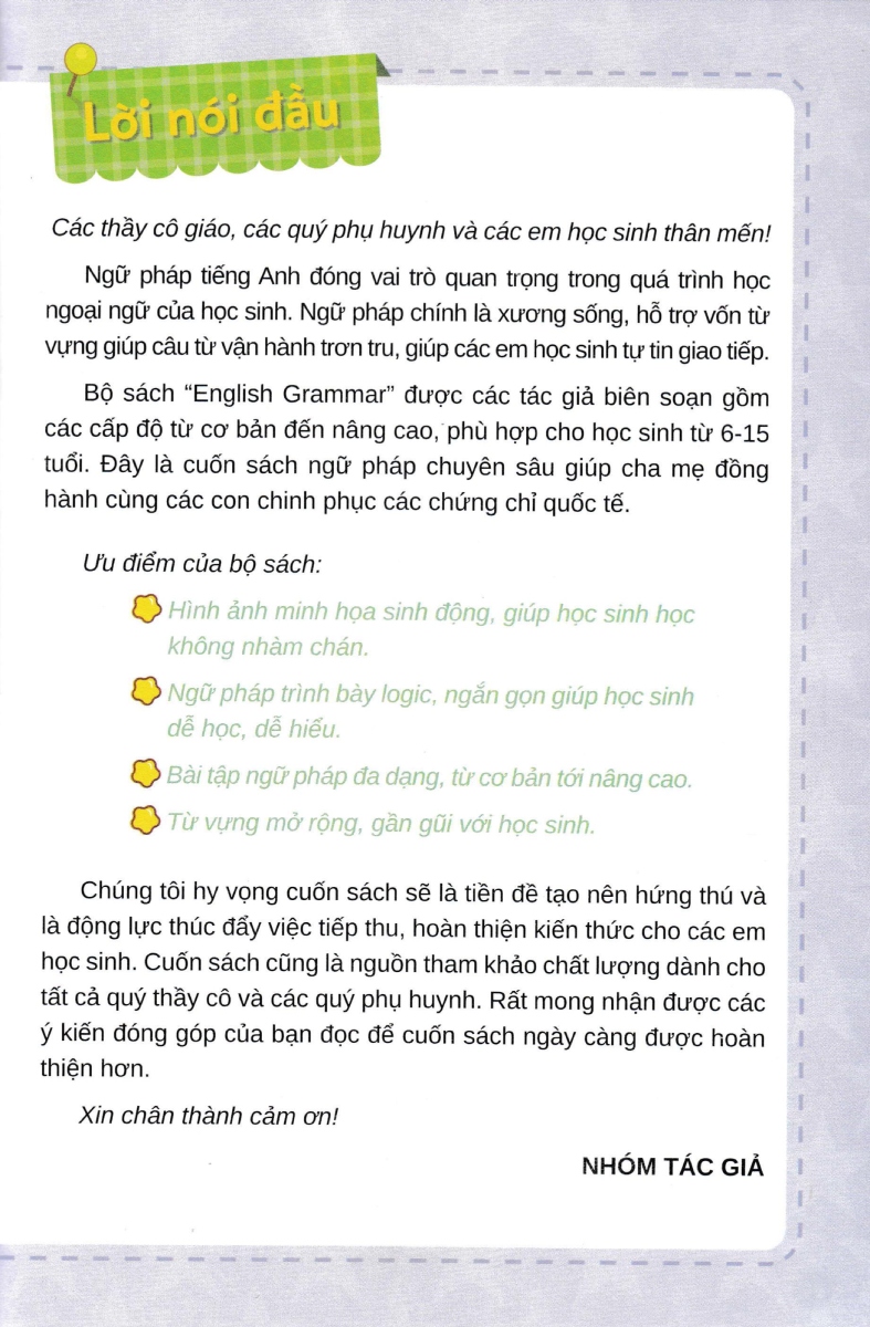 English Grammar For Flyers 1 - Có Đáp Án PDF